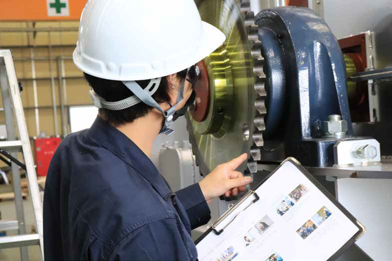 ボイラ関連を中心にマテハン機器関連の定期点検メンテナンスの対応が可能