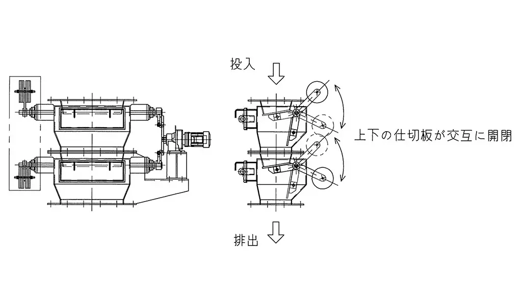 二重ダンパの図面