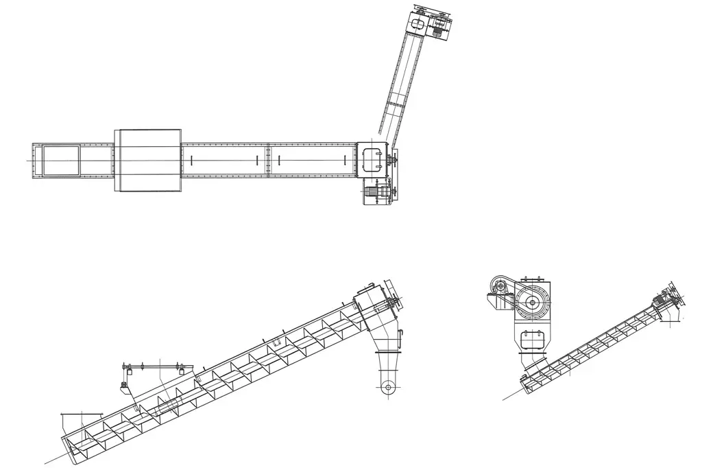 複数機連結による搬送方向変化